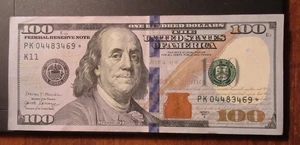 2017a $100 dollar star note chicago - Picture 1 of 2