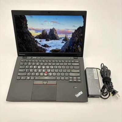 Ноутбук Lenovo ThinkPad X1 Carbon поколение 1 14 дюймов - i5 3337U, 4 Гб RAM, твердотельный накопитель 128 Гб, W11P - Изображение 1 из 4