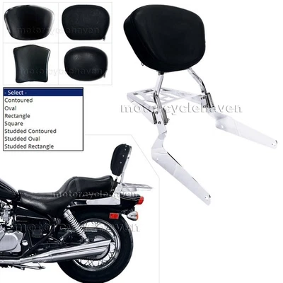 Respaldo Kawasaki Vulcan 500 EN500 LTD Sissy Bar con portaequipajes Foto 1 de 4
