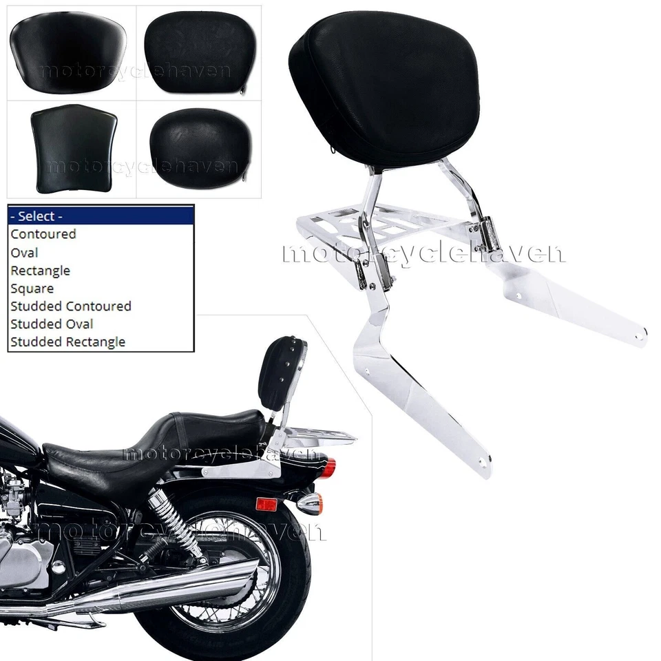 Respaldo Kawasaki Vulcan 500 EN500 LTD Sissy Bar con portaequipajes Foto 1 de 4