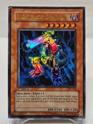 Blowback Dragon AST-022 Ultra Rare 1st Edition Yugioh 128 - Image 1 of 4
