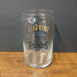 Founders Solid Gold Premium Lager | Forma de lata | Vidrio de pinta de 16 oz - Imagen 1 de 3