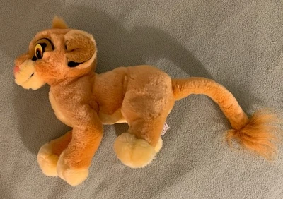 Bolsa de feijão de pelúcia vintage Applause Lion King Baby Simba 9 polegadas Disney - Imagem 1 de 4