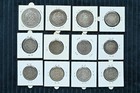 Kaiserreich Sammlung der beliebten großen Silbermünzen 2RM + 3RM + 5RM