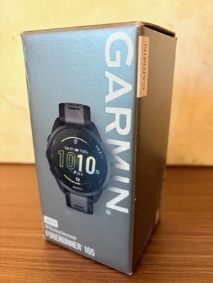 Garmin Smartwach Forerunner 165 GPS 43mm, AMOLED,  Black - Image 1 of 4