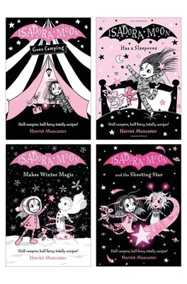 Isadora Moon 4 Book Collection Set by Harriet Muncaster NEW - Free Delivery - Image 1 of 4