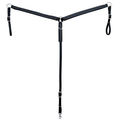 BI HILASON Western Horse Biothane Cuero Pecho Collar Tack Foto 1 de 4