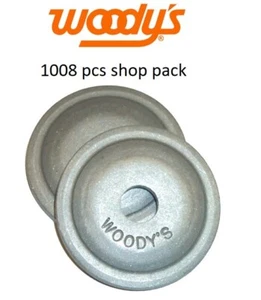 Woody's Digger Single Round Aluminum Support Plates Natural 5/16" 1008-Pack - Picture 1 of 1