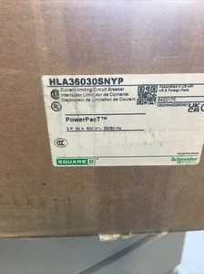 Interruttore Square D HLA36030SNYP/HLA36030 30A 3P 600V nuovo con scatola - Foto 1 di 1