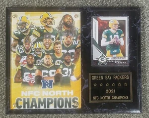 Green Bay Packers 2021 NFC North Division Champions 8" x 10" Plaque - Picture 1 of 1