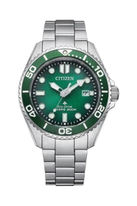Citizen Promaster BN0269-50W Eco-Drive esfera verde zafiro acero inoxidable 200M - Imagen 1 de 3