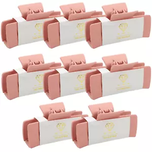 Bridesmaid Proposal Gifts: Trendy Hair Claws for Wedding Party Favors (8Pcs Larg - Picture 1 of 13