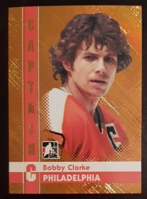 2011 - 2012 ITG Bobby Clarke Captain C Gold /50 #8 Hockey Card - Image 1 of 2