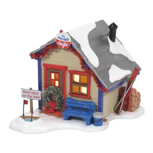 Reparto 56 The Proud Angler 6009704 Nuovo per 2022 Dept 56 Snow Village Pesca - Foto 1 di 2