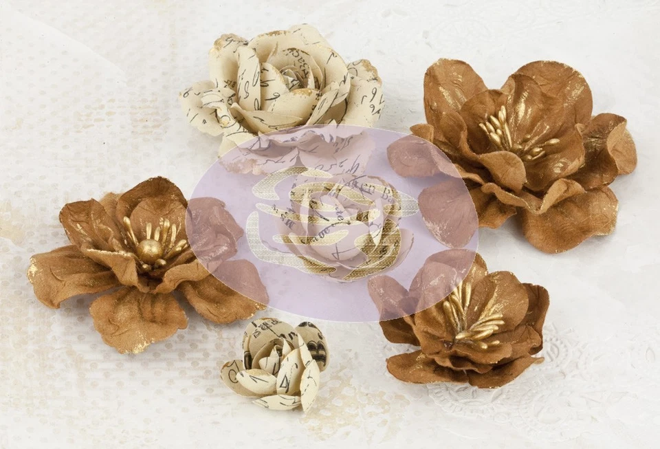  Prima "BELLAS - FLORES MARRONES" 6 Hermosas Flores por Paquete 570972 Foto 1 de 1