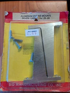 Sig RC SH-478 Medium Aluminum Engine Mount .25 - .80 - Picture 1 of 1