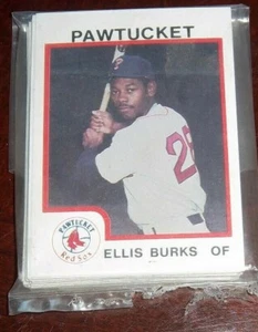 Pawtucket Red Sox Team Set 1987 Ellis Burks + more - Picture 1 of 1
