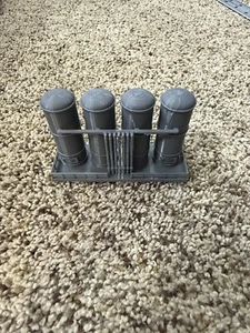 Fuel Tank Silos - N Scale 1:160 Gauge- Built And Ready, No Assembly Required - Picture 1 of 4