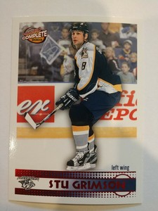 2002-03 Pacific Complete Stu Grimson #72 rare red parallel /100