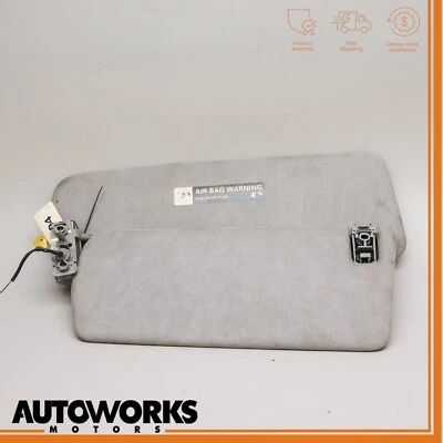 Porsche Cayenne S 955 2005 lado izquierdo del conductor parasol con espejo retrovisor Alcantara fabricante de equipos originales Foto 1 de 4