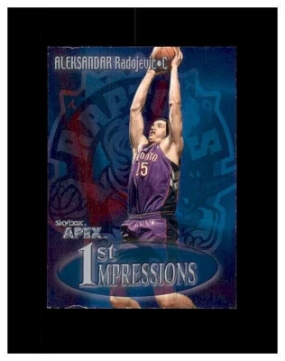 1999-00 SkyBox Apex 1st Impressions Aleksandar Radojevic Toronto Raptors #10FI - Image 1 of 2