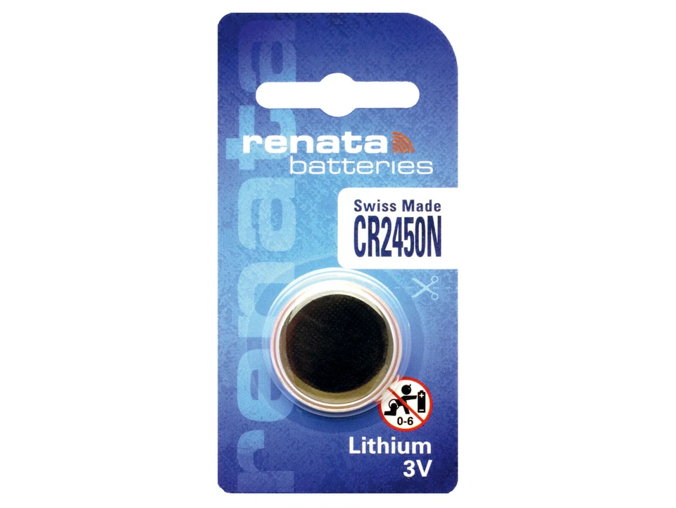 Renata CR2450N 3V Pila Batteria Cell Coin replace CR BR DL ECR KCR LM ML 2450N