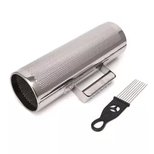 More details for stainless steel guiro with scraper percussion musical instrument training tool