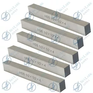 1/2'' x 1/2'' x 4'' Cobalt Steel Square Tool Bit Lathe Fly Cutter Mill Blank - Picture 1 of 2