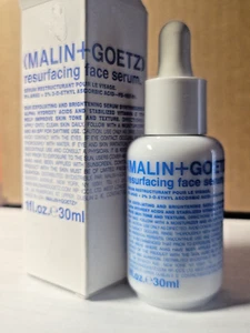 MALIN+GOETZ Resurfacing Face Serum Anti-Aging 1oz/30ml Full Size; NIB $70 MSRP - Picture 1 of 6
