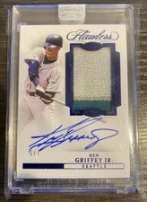 2022 PANINI FLAWLESS KEN GRIFFEY JR PA-KG AUTO #2/7 MARINERS