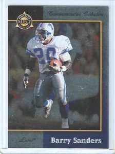 SELTENE 1997 PINNACLE MINT BARRY SANDERS GEDENKKARTE #1 ~ LÖWEN ~ MEHRERE - Bild 1 von 2