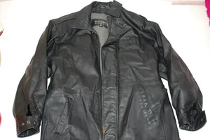 WILSONS LEATHER JACKET LARGE. BLACK. - Picture 1 of 5