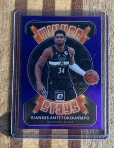Panini Donruss Optic Purple Winner Stays 2021 Giannis Antetokounmpo #1 - Bucks - Imagen 1 de 2