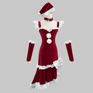 Mens Plus Size Japanese Uniform Xmas Lolita Maid Formal Dress Cosplay Costume - Picture 1 of 7