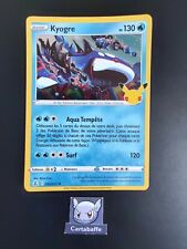 Carte Pokémon Kyogre 003/025 HOLO Anniversaire 25 ans Célébrations 