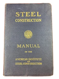 Vintage Steel Construction Manual Of The American Institute 5th Ed 1951 - Picture 1 of 6