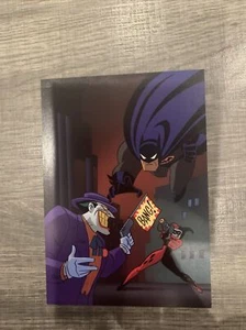 1993 Batman la máscara animada del fantasma postal Joker Harley Quinn - Imagen 1 de 6