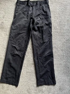 Kenneth Cole Reaction Mens Dress Pants Dark Navy Blue Flat Front Size 32x30 - Picture 1 of 5