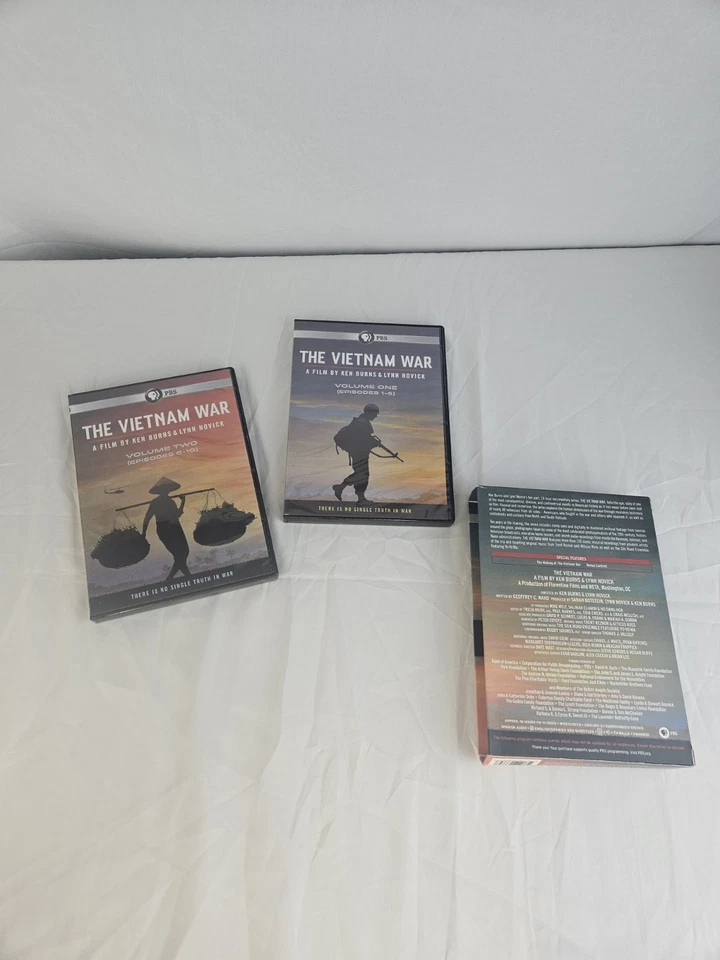 The Vietnam War: A Film by Ken Burns Lynn Novick Complete 10-Disc Series (DVD) - Image 1 of 4