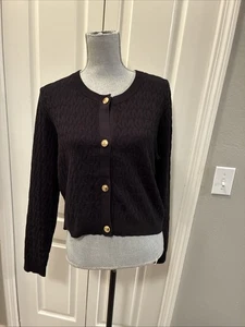 Michael Kors Damen Strickjacke Pullover mit Knopfleiste Größe L - Bild 1 von 8