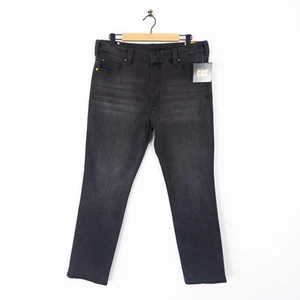 Pantalones de mezclilla CAT Caterpillar Workwear ajustados rectos gris piedra - W34 L32 NUEVO - Imagen 1 de 14