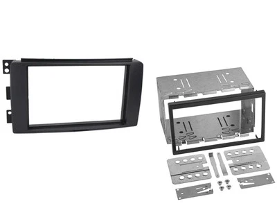 Radioblende Set Doppel DIN Autoradio für Smart Fortwo 2007-2010 ForFour 2004-200 - Bild 1 von 3