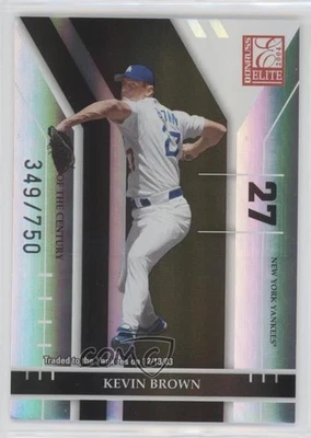 2004 Donruss Elite рубежа веков 349/750 Кевин Браун #48 0l2 - Изображение 1 из 3