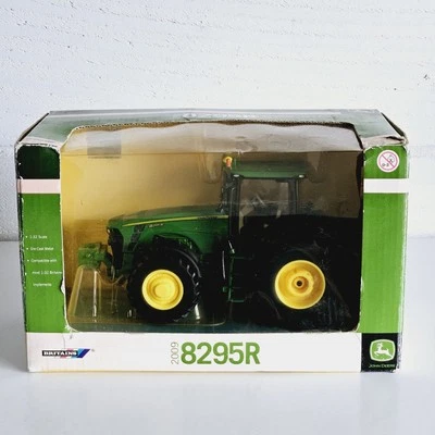 1:32 Britains/Ertl John Deere 8295R 2009 Tractor Figure Boxed Opened Unused - Image 1 of 4
