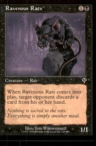 MTG - Ravenous Rats Invasion #120 Common LP - Bild 1 von 2