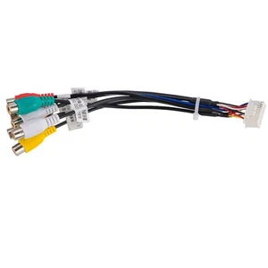 Arnés de cables AV RCA de 12 pines apto para Pioneer AVH241EX DMH130BT DMH240EX DMH340EX - Imagen 1 de 5