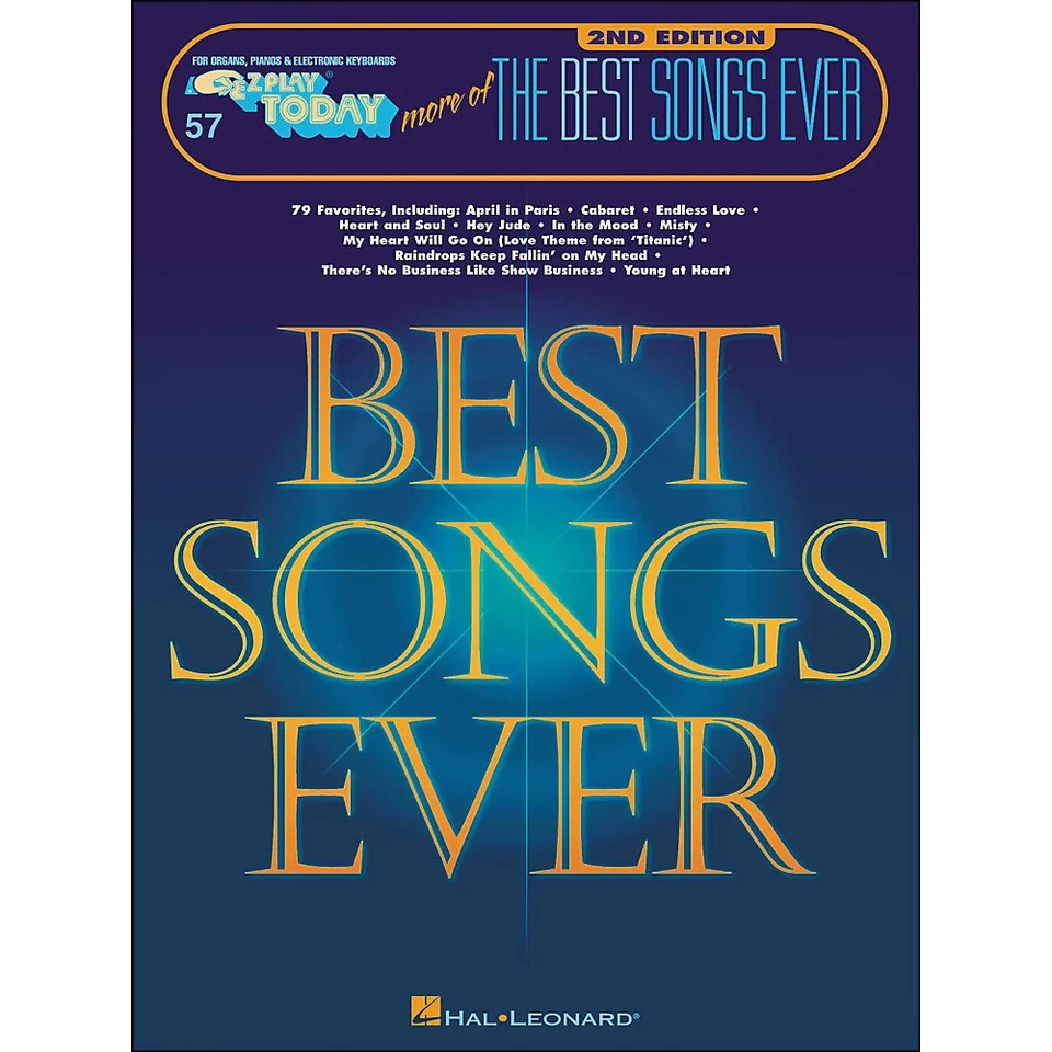 Hal Leonard More Of The Best Songs Ever 2nd Edition E-Z Play 57 Foto 1 de 1