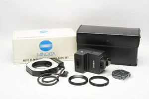 Minolta 80PX Auto Electroflash Macro Ring light set, Mint- Boxed - Picture 1 of 8