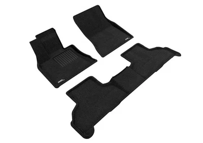 3D MAXpider Floor Mats Custom Fit BMW X5 X6 Elegant Black - Image 1 of 4