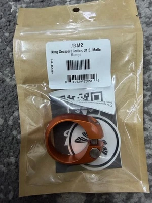 "Abrazadera de asiento Chris King 1/4"" 31,8 mm BMX bicicleta mango" Foto 1 de 3